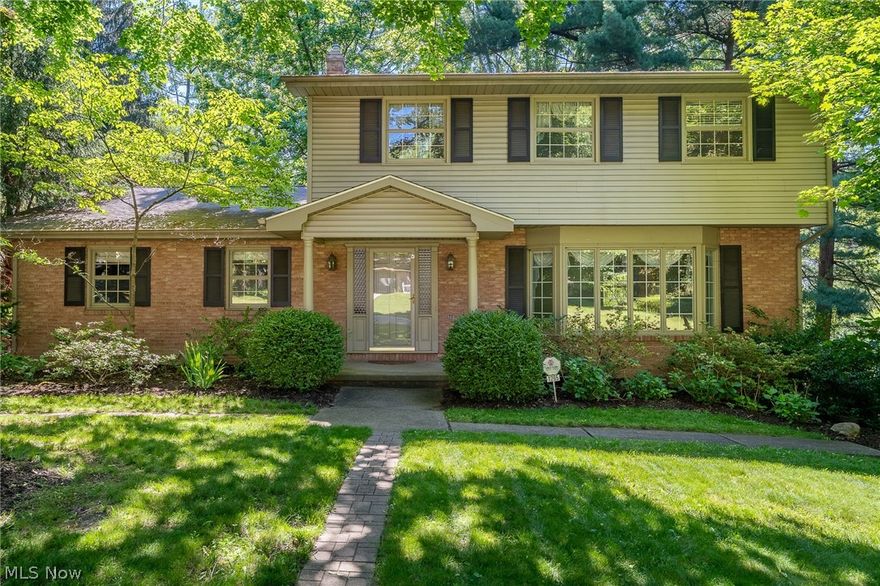Unbelievable one owner home with great opportunity in the heart of North Canton. Gorgeous brick and vinyl home situated on the most private 0.82 acre lot. Large mature trees and a huge deck overlooking this private sanctuary. This home has fabulous potential. Needs some cosmetic updates and your personal touch. Spacious master bathroom is 13x12 with a large jetted tub and separate shower. Additional lower level rec space. Quality construction and plaster walls. Oversized attached heated garage. Over 2,100 sq ft. If you have the vision and wherewithal this is a home run! The most convenient area in North Canton near Price Park, shopping, dining and more! Being sold as is.