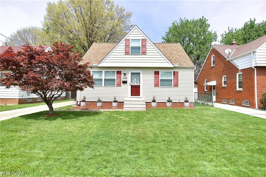 Beautifully updated and completely vacant, move-in ready Cape Cod with extensive updates throughout- offering true peace of mind for any buyer. The home is also POS compliant. All items inside may convey with the property or can be removed at closing.
This charming property features 3 bedrooms, with 2 conveniently located on the main level and 1 private bedroom upstairs, along with 1.5 bathrooms (a full bath on the main level and a half bath upstairs).
Most recent improvements completed in April 2026 include a brand new roof, fresh paint, and new carpet. The home also features a newer air conditioning system (2024), furnace (2024), and hot water tank (2024), providing comfort and reliability for years to come. The electrical system was updated with a panel (2019) and three-prong outlets (2019), adding safety and functionality.
Additional improvements include gutters (2019), updated windows (2019), exterior vinyl siding (2019), and newer driveway enhancing both efficiency and curb appeal.
The kitchen was fully updated in 2019 with modern cabinets, fixtures, appliances that stay, flooring, and GFCI outlets- making it both stylish and practical. The bathroom was also updated in 2019 with a new shower/tub and fixtures.
Enjoy a spacious living room with updated flooring (2019), along with well-maintained bedrooms and built-ins that add character and storage. The finished basement (2019) provides additional living space and flexibility.
With so many updates already completed, this home is truly turn-key- allowing you to move right in with peace of mind.