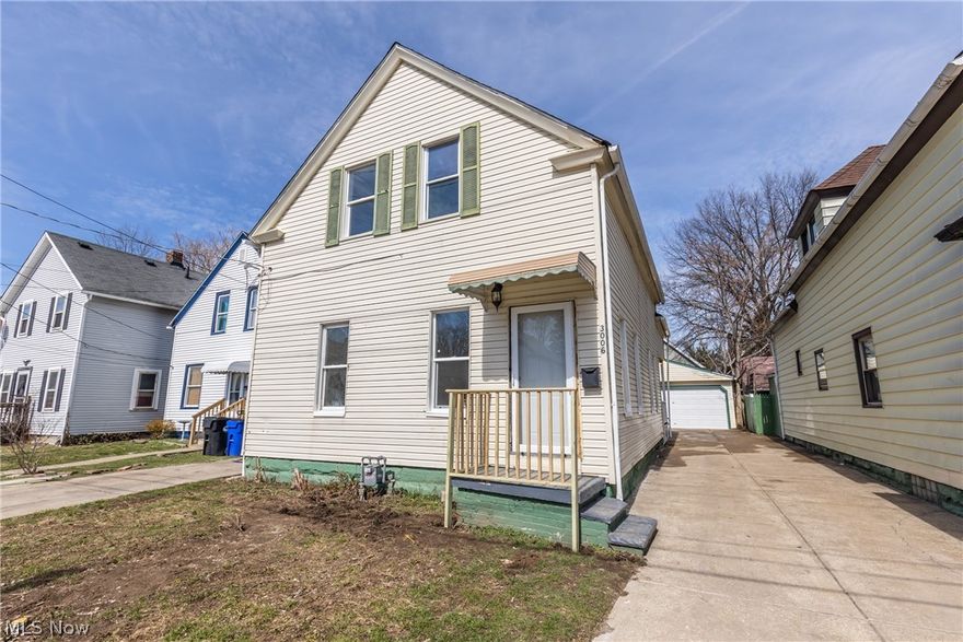 Picture yourself coming home to this beautifully updated Cape Cod that boasts 2022 flooring, carpeting, furnace, roof, paint, kitchen cabinetry, electrical throughout the house, gas line, and water line! Kitchen comes with Range. The light, bright and airy living area on the first floor is great for cozy nights or entertaining! The first floor also offers a full size bathroom and utility room. Step upstairs to the second floor that includes a completely updated bathroom and three large bedrooms! Pick a spot in the two car garage that will protect the vehicles from the snowy Cleveland winters. This home is a must see!