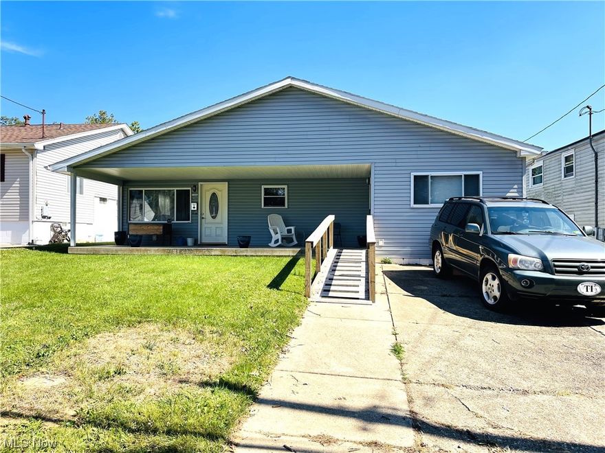 Come check out this spacious ranch with all the right updates! This 4 bed/2full bath home features two living spaces for entertainment and an updated eat-in kitchen. The master bath offers a walk-in shower and is located next to the laundry area. One of the living areas could be used as a formal dining room if preferred. A large closet next to the kitchen is ideal for a good size pantry. The homeowner recently purchased a new HVAC system and water tank so you need not update those anytime soon! The quaint back yard is complete with a covered deck, level yard and a storage building. One floor living at its finest!