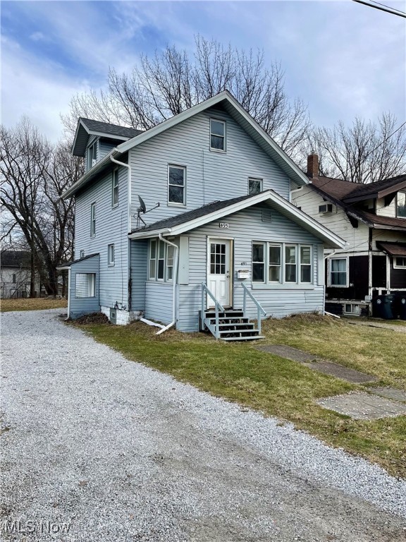 Three bedroom single family home, directly across from Hoban High school. There is a closed in 3 season porch, and brand new vinyl flooring through out the first floor. The living room features a foe fireplace and the dining room features a bay window. Upstairs there are three bedrooms and a full bathroom, there is a unique attic space that could be used a fourth bedroom or play area. Currently rented section 8 for $995 per month plus all utilities. Tenant is month-to-month. Can be sold as a package with 203 E York, 249 Malacca, ,700 Kennebec, , 918 Silvercrest,