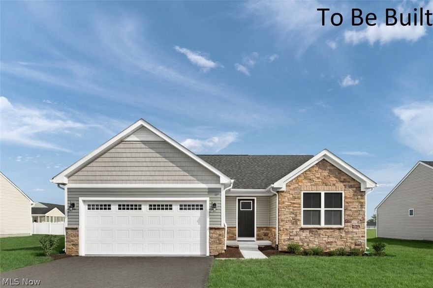 A brand new Grand Bahama floorplan in Norton's only new ranch community with a dog park, included lawn & snow care, with fences and sheds permitted! 3 Bedrooms, 2 full baths, and Laundry room conveniently located just steps from from the Master Suite. To Be Built. Photos for representation only.