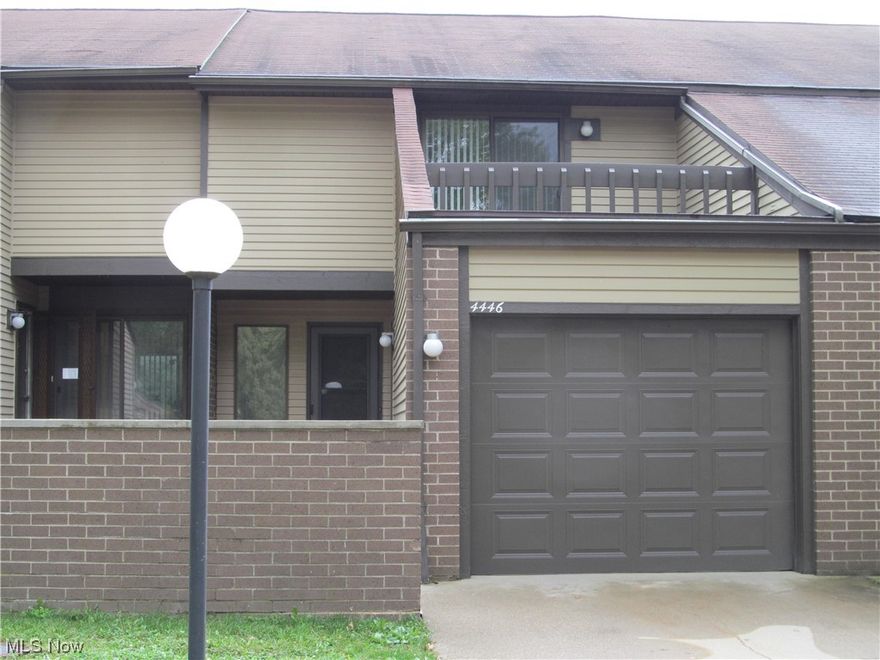 This outstanding condominium unit has had the same owner for 23 years. Lovingly maintained and over $15,000 in upgrades in the past couple of years. Large living room/ dining room combo with sliders to private patio. Eat in kitchen and 1/2 bath. Upper level boasts  3 bedrooms and 2 full baths. Master bedroom has ensuite full bath and sliders to a second level deck area. Two remining bedrooms have carpeting and ceiling fans along with full bath. Stairs to Attic storage a plus.  Lower level is finished and functional. Carpeting and soft colors. Full Laundry/ storage room. Approximately 2,000 finished sq ft of living space. This development offers a swimming pool, tennis courts, playground and a new walking path to the Metro Parks  Feels like country living in the city. A must see to appreciate.