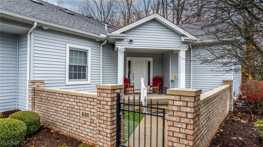 Welcome to 230 Palmer Circle, where luxury meets comfort in an exceptional 4,779 total sq. ft. home spanning three thoughtfully designed levels. Nestled in the coveted Legends community, this residence offers everything you need to elevate your lifestyle. With three spacious bedrooms and three full bathrooms (2 of the bedrooms and 2 of the full bathrooms featured on the main level), this home provides ample privacy and comfort for everyone. The large kitchen, featuring sleek cabinetry, granite countertops, and abundant counter space, making it perfect for gourmet cooking and entertaining.

As you walk into the foyer you will find a living room that exudes elegance and warmth with cathedral ceilings, recessed lighting, and expansive windows that bathe the interiors in natural light while offering picturesque private views of the Avalon Country Club Grand Resort Golf Course. 

The primary suite located on the main level, serves as a luxurious retreat, complete with a spa-inspired en-suite bathroom featuring a double vanity and an oversized shower, providing the perfect space to unwind.

Additional conveniences include a dedicated laundry room on the main level and a home office space to suit your productivity needs. The expansive 2,118 sq. ft. basement offers endless possibilities for customization, whether you envision a home theater, gym, or recreation space.

Situated in the highly desirable Legends community, this home provides convenient access to top-tier amenities, local shopping, dining, and major highways, seamlessly balancing tranquility with accessibility. Schedule your private showing today and discover the exceptional lifestyle awaiting you at 230 Palmer Circle in Howland, Ohio.