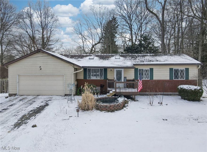Welcome home to 2871 Lynne Rd. in Green! This 3 bedroom, 2 bath ranch home offers 1,100 square feet of living space above ground as well as a finished basement for additional entertainment/living space. Enter into the living room which offers plenty of natural light and newly installed carpet. You'll find newer carpet in two of the bedrooms and brand-new carpet in the other as well as in the hallway. The kitchen and dining room feature newly installed flooring as well. Heading downstairs you'll find two finished room for more living and entertaining space. The 17' x 13' "bonus" room features brand new flooring and can be used as an additional bedroom, office or playroom. The large, 25' x 23' "rec" room offers plenty of space to entertain family and friends. The backyard is fenced in and ready for your children and pets to enjoy. There are two additional outbuildings offering plenty of space for storage and a workshop. Other recent improvements include; newer skylights (2020) and furnace (2019). Fresh paint throughout first floor (2025), water softener (2020), flooring and carpeting in several rooms (2025), radon mitigation system, newer septic system (2014) and roof to be replaced prior to closing (2025). Includes a 1 year home warranty from America's Preferred Home Warranty.
Contact your favorite realtor to tour this home today!