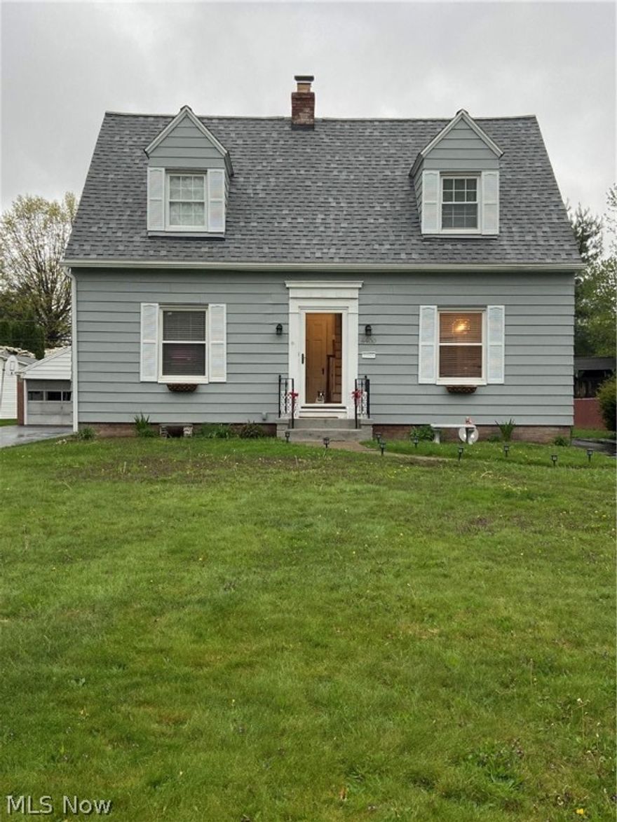 This charming cape cod is completely remodeled and move in ready! Brand new flooring throughout the entire house, with the original hardwood floors underneath. New paint inside and outside. Newly updated kitchen and bathroom. Newer windows and new garage doors. 2 bonus rooms with this house! Perfect for a play area or office in one, and a built in Pantry or breakfast bar in the other. Within minutes of local shopping and dining. 
This one will not last long!