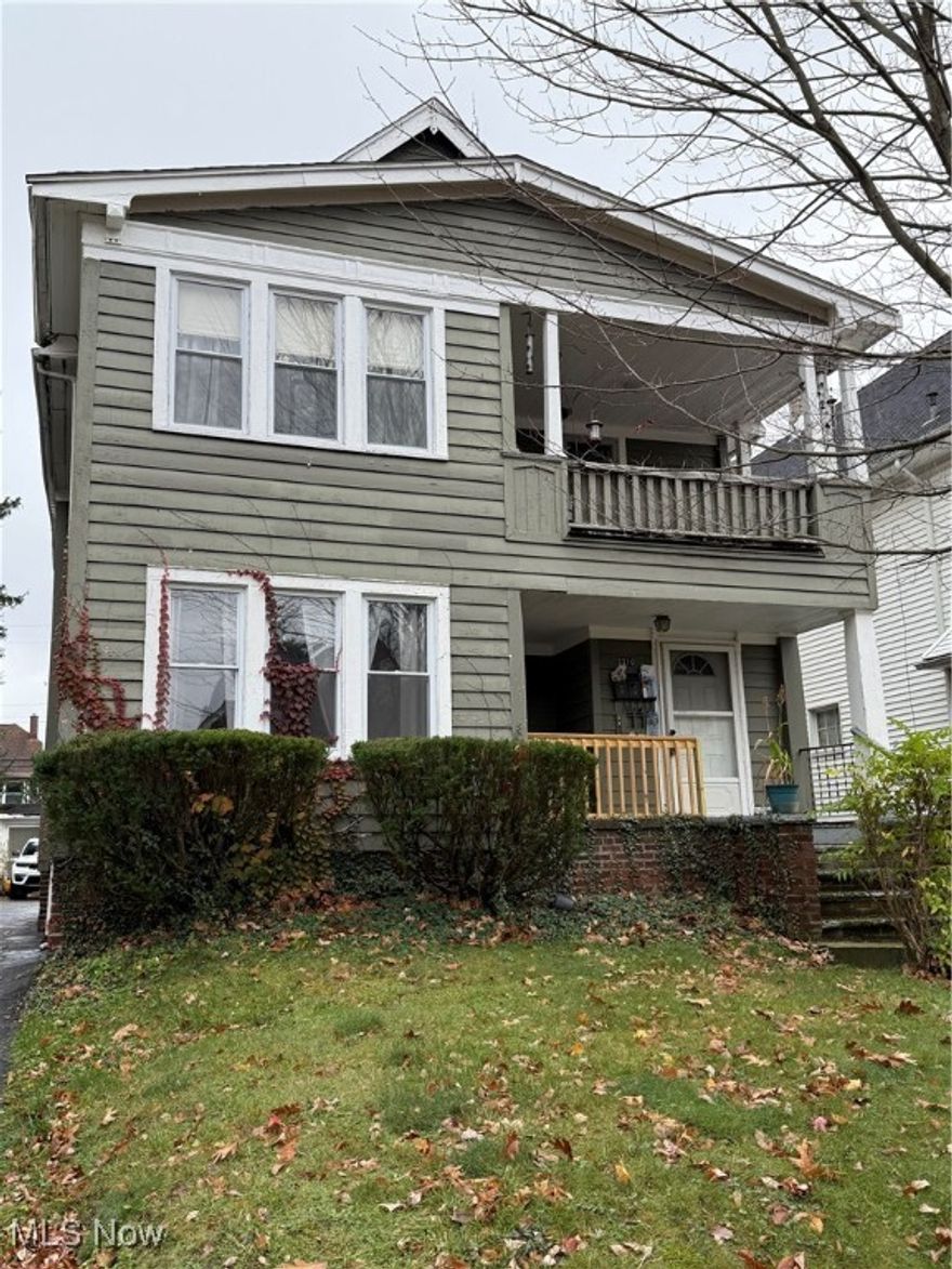 Welcome to 3310 E Overlook, a duplex with a third unit permitted to rent by the city of Cleveland Heights! The 1st and 2nd floor units are each over 1,300+ SF units! Hardwood floors throughout each unit. Brick fireplaces in each of the family rooms. Lovely bonus space off the family room. Hot water tanks newer - Roof '19 and windows '17.