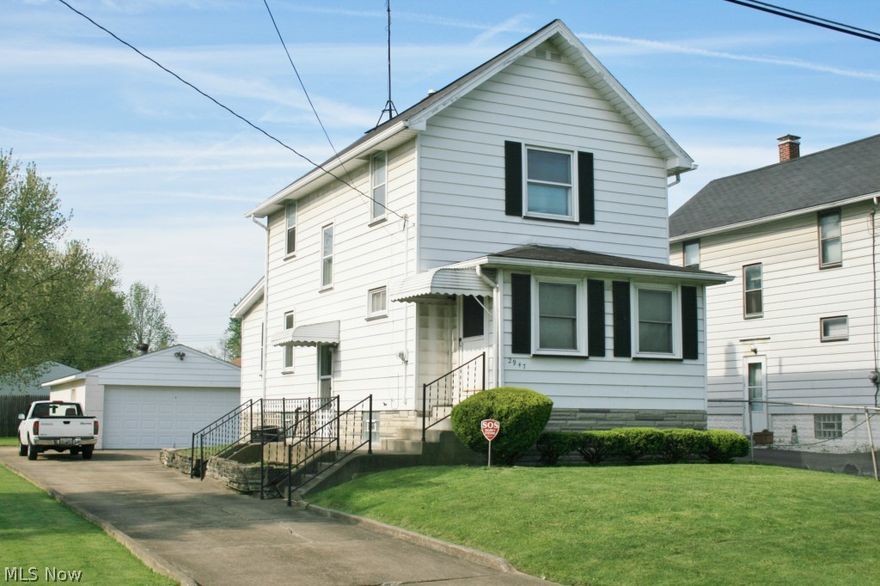 Very nice 2-story on a quiet street.  "Clean as the proverbial whistle" and move-in ready.  Owner has kept this house up and it truly shows.  Excellent investment property!  Motivated seller! Back room on the main level can be easily made into a bedroom.  Exterior is super nice with a 2-car detached garage with opener.  Super clean basement, waterproofed over fifteen years ago.  Full-year Warranty offered!!!!!  You can't go wrong on this one!