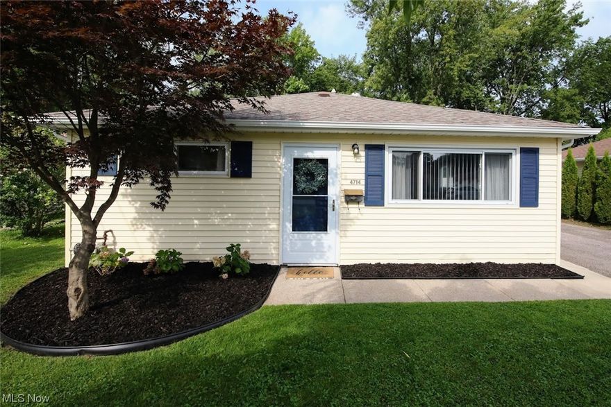 Gorgeous 2 big bedroom Ranch home in desirable Mentor Headlands, OH. Great location for parks, beaches, highways, shopping, etc.. This is as turn key as they come with ample updates throughout. You will love the large 572 Sq.ft Garage with full attic, electric, fully insulated, and a beautiful concrete floor. The house boasts new paint in every room, new wood laminate flooring throughout. New wood privacy fence. Come fall in love with this extremely well kept home. This is the perfect home for those looking for a starter or those who would like to downsize. Schedule your private showing today!