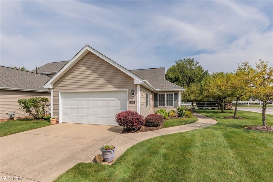 Original owner ready to say good bye to this well cared for home. Over 1800 sq. ft. offering first floor owner suite with full bath and his/her walk in closets. Also on main level, guest bedroom with adjacent full bath.  Large dining area, kitchen with all appliances to stay, loads of cupboard space and counters with breakfast bar. Great room with vaulted ceiling, fireplace and door to private patio.  Second floor bedroom with walk in closet and office area. Attached 2 car garage, front porch and back patio. Recent upgrades include furnace and air under 6 yrs, hot water heater 2 yrs, roof approx. 4 yrs and freshly painted interior.  Development offers swimming pools,  tennis court/pickleball, walking trail and playground. nearby recreation center,  splash pad, playground,  metro park, public golf, fine dining, shopping and easy freeway access.