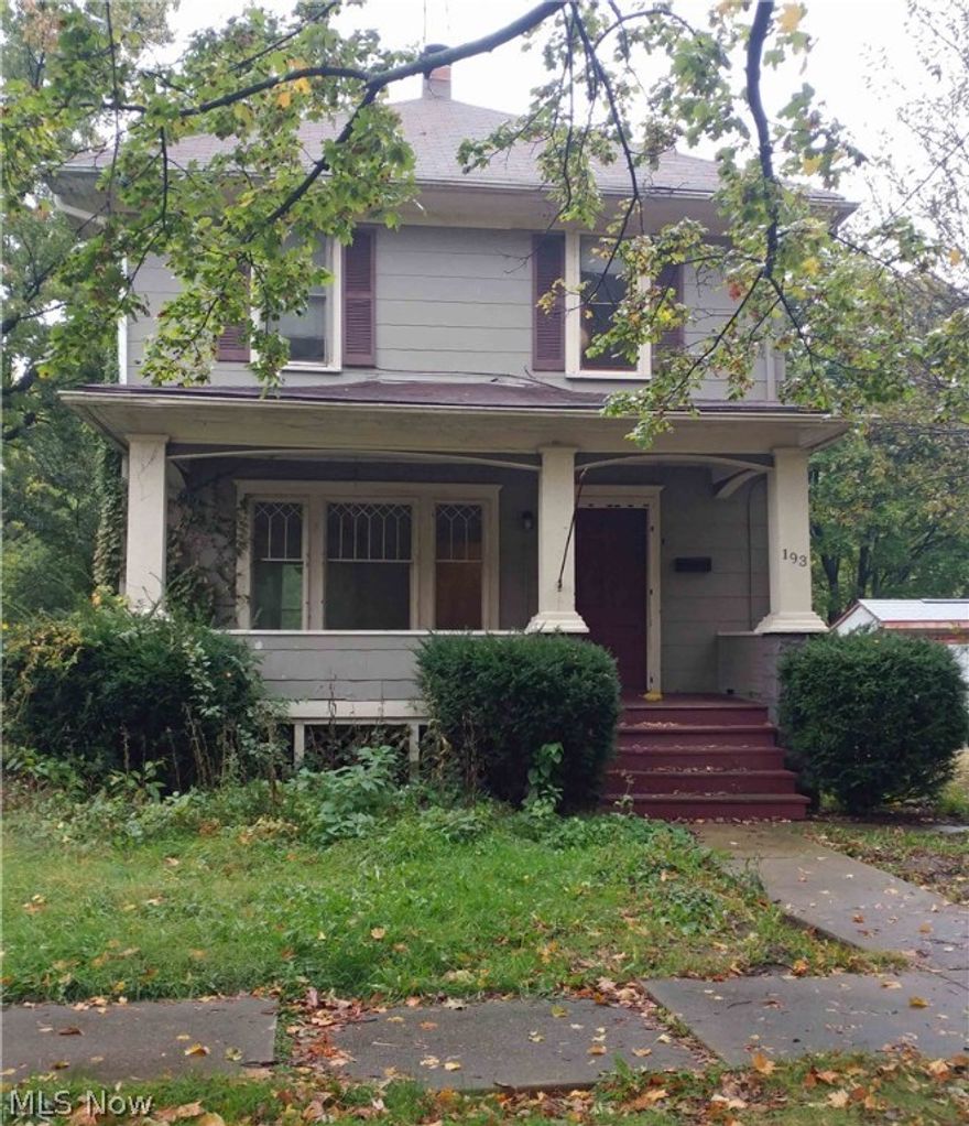 Charming home in Highland Square.  Open front porch, tall ceilings, hardwood floors and lots of wood trim. First floor full bath.  Second floor has 3 good sized bedrooms and another full bath.  Great location, close to everything.  This can be an excellent starter home or investment.  Furnace and hot water tank less than 5 years old.  Some replacement windows.  Schedule your showing today.