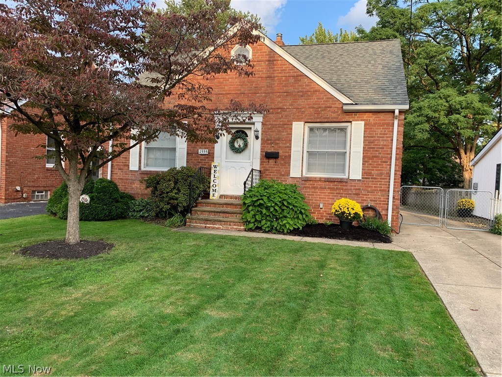 Charming brick bungalow on a beautiful tree lined street with walking distance to the great city amenities -an abundance of restaurants, retail stores, banks, and the wonderful Lyndhurst Community Park offering playground, picnic area, and pool! New carpet and paint -Livingroom and both first floor bedrooms. Second floor large bedroom includes a half bath and an abundance of storage. Lower level laundry room, utility room with plenty cabinets and an awesome remodeled recreation room with a bar from the historic Front Row Theatre. Brick 2-car garage (2008) with a loft and storage area, fantastic fenced yard with garden and paver patio. Easy access to I-271, Beachwood Place and Legacy Village. Cinch One Year Home Warranty! Owner Anxious!!