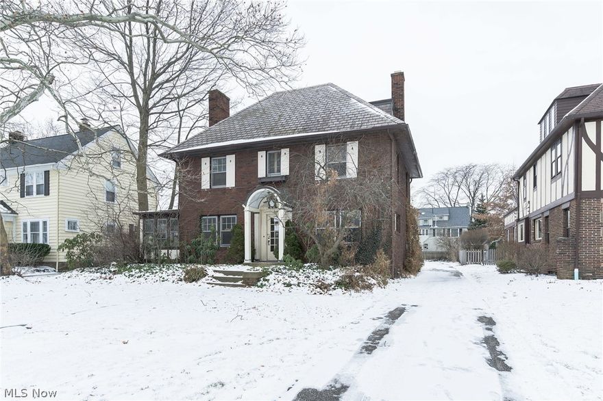 Great opportunity to buy this colonial style brick two story home located in Shaker Heights, OH with lots of character and charm. The home comes with a 2 car detached garage and sits on a .20 acre lot with a nice back yard. The interior offers 1588 sq. ft. with 3 bedrooms and 1.5 bathrooms plus an enclosed porch and a full basement.
