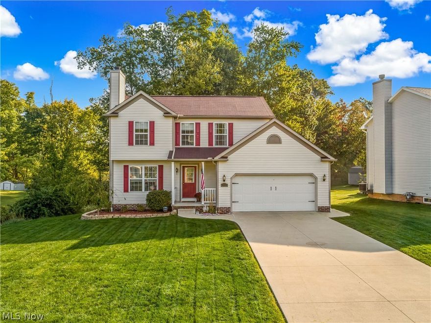 Beautifully updated and move-in ready home in Ravenna! First floor offers vinyl plank flooring throughout and a spacious living area where you can enjoy the fireplace. The kitchen will not disappoint with modern white cabinetry and fixtures, tile backsplash, granite countertops and stainless steel appliances! The eat-in kitchen leads right out to the deck which is perfect for entertaining! Conveniently located first floor laundry and half bath with board and batten accent walls. The owner added so many wonderful farmhouse touches! The upstairs includes the generously sized master suite, including french doors leading into the full bathroom and walk-in closet. 2 more bedrooms, a full bathroom, and large linen closet complete the second floor! The basement is just waiting to be finished, walking out underneath the newly built and stained deck. Enjoy all of the privacy overlooking the woods and creek in your backyard! There is truly nothing left to do but move in! Updates include: Kitchen