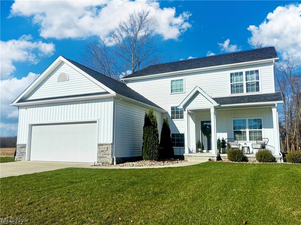 Welcome to Pebble Brook Path, an immaculate 3 bedroom, 2 1/2 bath custom built residence situated on the outskirts of town in the country community of Marsh Ridge. Designed with modern elegance and meticulous attention to detail, this home will not disappoint. Decorated in today's trends this home offers the perfect blend of style, comfort, and functionality. The open concept floor plan flows beautifully in the main level living areas. The upstairs has 3 generously sized bedrooms, and a secondary gathering area/family room for everyone to enjoy. The unfinished lower level offers endless options to expand living space and storage options. A delightful out door entertaining area is highlighted by the 34x16 newly added deck complete with a pergola. There is still plenty of yard to enjoy, and surrounded by a lovely tree line for privacy. Call today to schedule your private tour!
