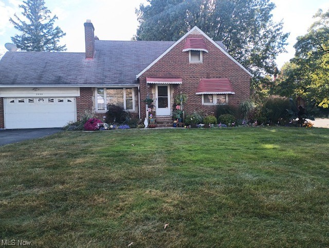 Exellent opportunity to acquire this 3 bedroom, 1 full and 2 half baths, brick cape cod that sits on just under one acre of land. Features an eat-in kitchen, dining room, large living room, large master bedroom with bath, enclosed patio porch, large rec room with wet bar, one year old furnace, block windows. Great potential with many minor repairs needed.