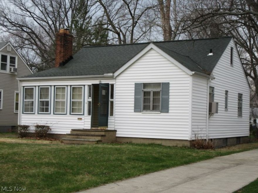 Nice looking curb appeal on this vinyl sided cape cod that is priced to sell!  Low maintenance exterior.  Detached one car garage.  Newer three-dimensional shingle roof on home.  Interior offers typical two bedroom floor-plan, and the upside on this one is what is could be.  Bring your ideas and tool-belt because this one has seen better days.  Tremendous upside for someone willing to put in the work.  Quiet street and close to all amenities.  Hurry on this one!
