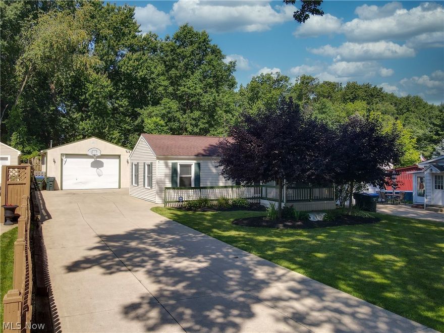 2258 Schubert in Cuyahoga Falls is the one you have been waiting for! Do you love cars or like having a workshop area? Then you won't want to miss this one! This home has a 2.5 car detached garage with a 3/4 inch water line, it's own separate meter, electric panel and gas furnace, making it the perfect workshop! The home is a move-in ready ranch with 3 bedrooms, 1 bath and a beautiful great room with a gas fireplace that overlooks a private fenced-in backyard. The kitchen has granite countertops and comes with an island and all the appliances. The basement has tons of storage. Close to literally everything in Cuyahoga Falls and just minutes from Route 8! All you need to do is unpack, so don't wait! Call today for a private showing.