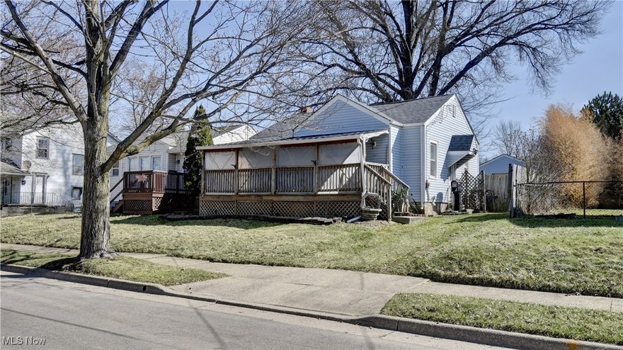 One-bedroom house sits close to highway access in the Akron area. This home has the potential for a person looking for a fixer-upper home or an investor looking to add to their portfolio. The backyard offers a porch to enjoy the weather and a front porch that has the ability to be enclosed. The basement offers professional waterproofing. Don't hesitate and schedule your private showing today.