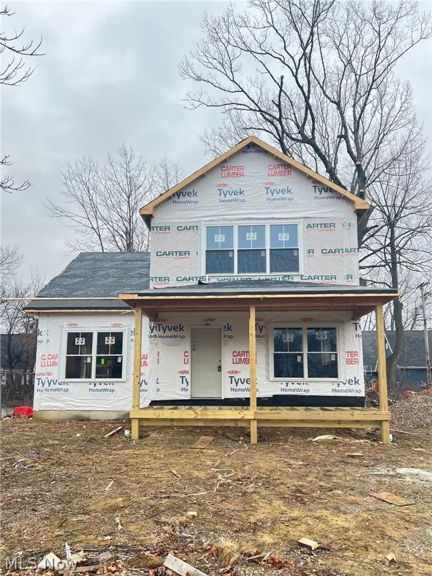 Brand New Construction with a 15-Year Tax Abatement! Don’t miss this opportunity in Cleveland’s Hough neighborhood. This fully customizable home features an open floor plan with modern finishes throughout.

Enjoy a charming front porch and a bright first floor with 9-foot ceilings and luxury vinyl plank flooring. The kitchen offers ample cabinetry, a large island, white quartz countertops, tile backsplash, and stainless-steel appliances.

The first-floor primary suite includes a walk-in closet and private bath. The main level also features laundry, a powder room, and an attached garage.

Upstairs are two spacious bedrooms with great closet space and a full bath with upgraded finishes. The large basement offers storage and potential for additional living space. A generous backyard and two-car attached garage complete the home.

Conveniently located near local amenities.

Built by Cleveland Bricks-don’t miss this opportunity!