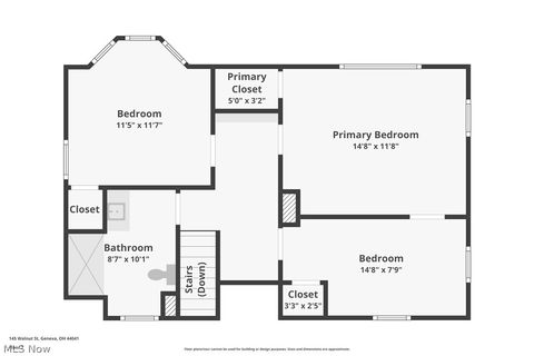 Tiny photo for 145 Walnut Street, Geneva, OH 44041 (MLS # 5188228)
