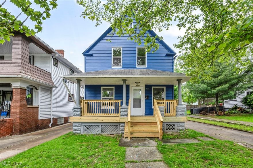 New Listing in Charming Old Brooklyn - A Rare Find at an Incredible Price!! 
Get ready to fall in love with the potential and personality of this 3-bedroom, 1.5 bath colonial.  This home is bursting with character and charm nestled in the heart of the sought-after Old Brooklyn neighborhood.  Step onto the inviting covered front porch perfect for morning coffee or winding down in the evenings. Head inside to discover a warm and welcoming living room with a decorative fireplace flowing into a dining room complete with a built-in china cupboard. The roomy, updated kitchen, with new cabinets and butcher-block counter tops, also includes a gas stove and has plenty of room for a cozy café table.  Upstairs you'll find three bedrooms, plus an updated full bath. Don't miss the rear balcony overlooking a fenced backyard perfect for entertaining or relaxing outdoors.  Also, there's central air for those hot Cleveland summer days, all new laminate flooring throughout, and a full, unfinished basement, with ample storage space, and a half bathroom including a sink and stand-up shower which adds even more value! Conveniently located near schools, shopping, and major highways, this home is ideal for first-time home buyers, growing families, or savvy investors looking to build equity.  This home is priced to sell and won't last long!!  Let's unlock the door to your next chapter in Old Brooklyn!