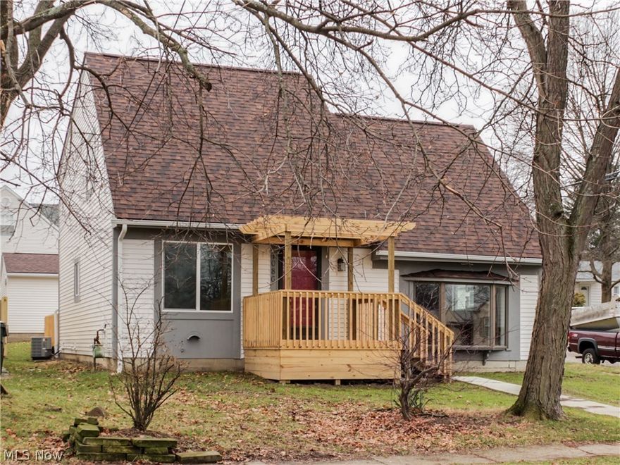 WOW! Amazing totally renovated large 3 bedroom home with 1.5 baths, large kitchen with appliances, huge dining area with sliding door which opens to a totally new deck. The kitchen is a chefs dream with new cabinets, countertops, stove, dishwasher and refrigerator with an ice dispenser. Bathrooms have all been remodeled Relax in a new beautiful family room with wood burner or relax on the front porch under a pergola. The basement was waterproofed and freshly painted. New furnace and A/C, new roof, new garage and new concrete walks and driveway. The entire house was painted inside and out. There is new carpet in the living areas and wood laminate in the kitchen and dining areas. This is a fantastic home. Don't miss out, nothing to do but move in and enjoy. Please call today for a private showing.