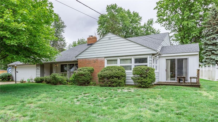 This is an AS-IS purchase, sellers will not make any repair or replacement to the property. This home with TLC and updates would be great for any family! In the heart of Mentor near the Mentor Public Library and Garfield Park!  4 bedrooms, 2.5 baths, master bath,over-sized garage with workshop area, two storage sheds, walk out basement and over 2,300 square feet.  Step into the foyer that welcomes you into a large living room with fireplace.  Formal dining area is great for entertaining!  Eat in kitchen with a blender on kitchen counter and good function.  Three bedrooms and two full baths complete the second floor!  Recreation room in the lower level with abundant storage, wet bar, fireplace and slider to a backyard cement patio!  Fourth bedroom in the lower level can be used as an office or play room!  Heated workshop has access to the basement with garage door and may be able to fit a compact car!  Great lot with room for entertainment!  Outside patio and two storage sheds with conc