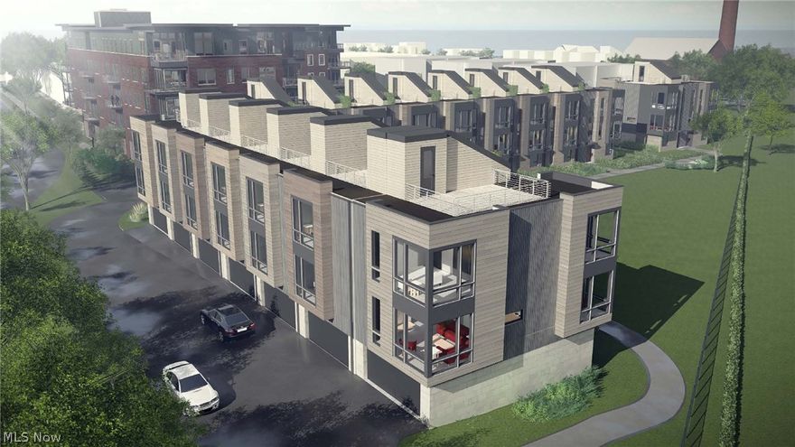 The Lakeview townhomes are Battery Park's newest phase! Cleveland's fastest selling community truly offers a lifestyle - minutes to Cha, Grafitti, Edgewater Beach, Rt. 2, Downtown, & more! With a 15 year, 100% property tax abatement & incredible lake views, this home is a must see. The lower level offers a bonus room, perfect for a den or home office. The main floor boasts bamboo hardwood throughout. The kitchen offers granite counters, maple cabinetry, & stainless steel appliances. The 3rd floor owner's suite is complete w/ a private bath w/ walk in closet, dual vanities, granite counters, tile floors, & tile walk-in shower. The 4th floor rooftop terrace is really where the wow factor takes over, offering soaring lake views! Call for details!