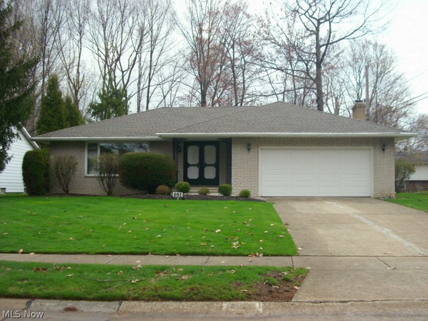 Superb quality was built into this solid brick beauty.  This 3 bedroom ranch has been well maintained over the years.  Almost 1900 square feet of living space.  Dramatic double door entry leads into the entertainment-sized formal living room.  The elegant dining room features a sparkling crystal chandelier.  Ash wood cabinetry highlights the centrally located kitchen.  Fully applianced including a new microwave and additional eating area.  Spend your time enjoying the spacious and inviting family room surrounded with solid ash wood and glazed paneling.  Feel the warmth from the quality brick wood burning fireplace.  The family room opens to a quiet patio for outdoor enjoyment.  Master bedroom with space to spare and a full bath.  Additional features include Anderson windows and patio door, new roof, hardwood floors that have been protected by carpet over the years, full basement for entertaining, hobbies and storage, attached 2 car garage and situated on a nice-size landscaped lot.  So