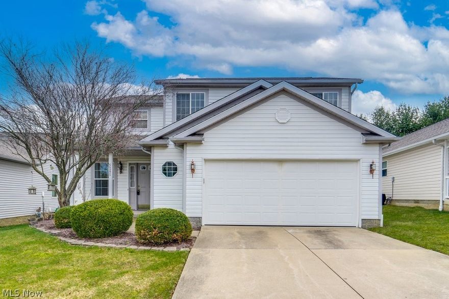 Location, Location, Location!! This stand alone home is located minutes away from Kent State University, shopping, highways, and much more. The home features 4 bedroom 2.5 bath and has so many of today's sought-after features including an open concept main level with a gas fireplace and sliding glass doors to a patio. The attached 2-car garage has a bump out for extra storage. As an added bonus this home is equipped with 2ND FLOOR LAUNDRY and is conveniently located outside the Master Bedroom En Suite that boasts a well appointed walk-in closet, full bath, and vaulted ceilings. Property being sold “as is”.  Known water damage present due to frozen pipes. Attached in supplements is a quote obtained for repair. The buyer is encouraged to conduct their own inspections and assessments to understand the extent of the water damage and the potential cost of repairs. The seller discloses all known information related to the water damage but does not warrant the condition of the property beyond the provided information.