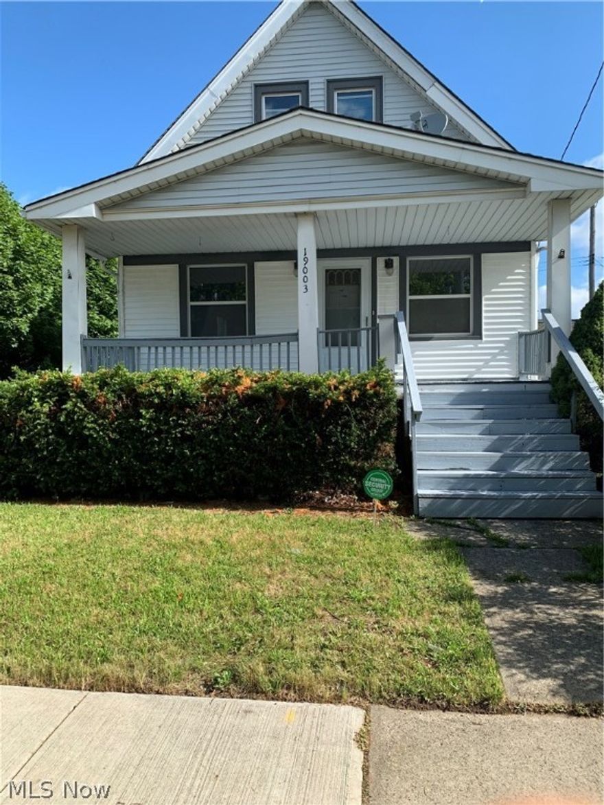 This house is very cozy from top to bottom. Updated kitchen living and dining room on the first floor. The living room features a nice fireplace with a front porch that overlooks the street. The kitchen has been updated with new appliances and all amenities. New hot water tank and furnace in the basement. The upstairs features two great size bedrooms for your living quarters. This is a great started home or investment. New stairs in the basement new paint throughout. As well as new carpet in the house as well.