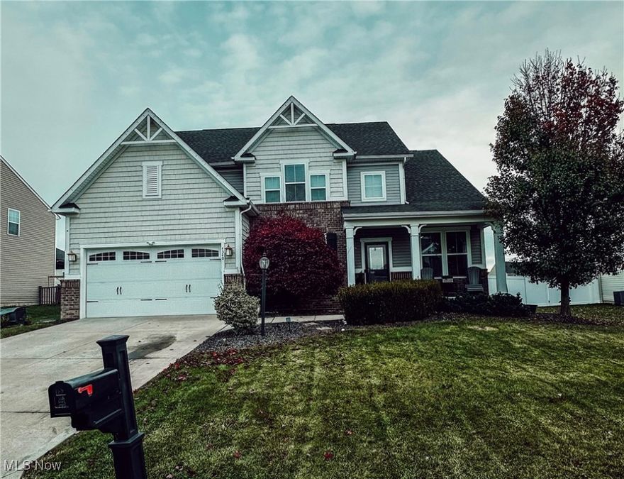 Welcome home to this beautifully updated property in Knights Crossing. This spacious and well-maintained single-family home offers 3,280 sq. ft. of comfortable living space with 5-bedrooms, 2 full baths and 2 half baths. Inside, enjoy a modern, open layout with stylish updates throughout and a spacious, recently finished basement featuring a custom bar, perfect for entertaining or relaxing. The inviting front covered porch adds charm and curb appeal. A concrete driveway leads to a unique and convenient three-bay garage setup: a conventional two-car garage with an extended third bay that runs the full length of the house, offering unparalleled space for vehicles, a workshop, or extra storage. Step outside to a fully fenced backyard that provides privacy and includes a patio with firepit, perfect for outdoor gatherings and relaxation. A wonderful blend of space, contemporary style, and functionality—ready for you to move in and make it your own! Click on link above for virtual tour and floor plans.