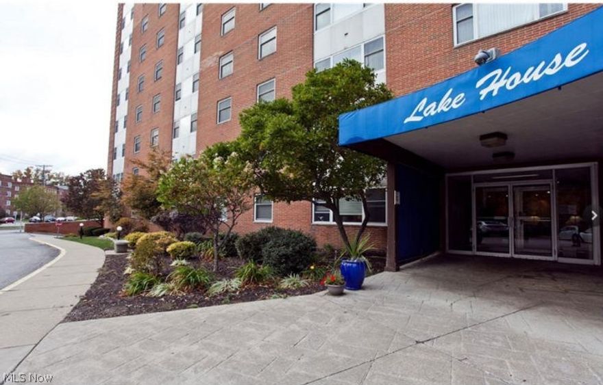 LAKE HOUSE 1BR / 1 BA Condo - Wake up every day to the beautiful views of Lake Erie & the downtown skyline enjoyed from every room! Nicely updated condo on the first floor offering convenience, serene views and all the amenities you could ask for. New carpeting throughout. Remodeled Kitchen with gorgeous sliding Barn Doors overooking the entry & gleaming laminate wood flooring. All appliances (Dishwasher, Fridge, Stove, and Microwave) included. Large Master bedroom with french doors to the living. Indoor parking space included in heated garage. Utilities included in rent: Air conditioning, Heat, Electric & Water. Laundry room in basement. This is a very secure building that has night security & on site property management. Lakewood is one of the most popular alternatives to downtown Cleveland living. Enjoy the expansive nightlife & great restaurants just steps away! The Lake House is located on Lakewood Ohio's historic Gold Coast. This prime location is on the coastline of Lake Erie offering amazing views of both the lake & the Downtown Cleveland Skyline. Lake House amenities include: Exercise/Fitness Room, Outdoor Pool, Awesome Rooftop Deck, Large lawn with picnic tables and grills overlooking Lake Erie, Car wash and Lake House Restaurant. Good Credit & References Required. Background/Reference Check will be done on all Applicants. If selected, there is a $125 Application Fee. One Year Lease Minimum. No Smoking. No Pets. First Months Rent & Security Deposit due at Signing