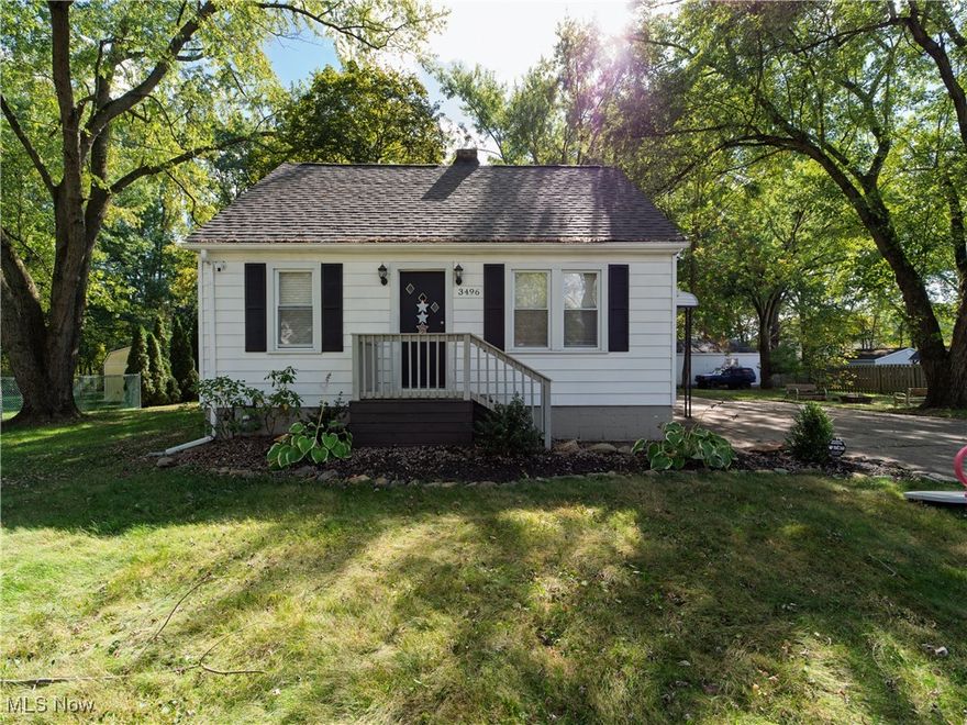 Welcome to 3496 Herbert Street, the perfect blend of charm, updates, and outdoor space! This stunning Cape Cod sits on a generous .66-acre lot and offers 3 bedrooms, 1 full bath, and garage space for 3 vehicles. Step inside to a remodeled kitchen featuring a cozy dinette area, a new range and refrigerator (2022), and plenty of cabinet space. The main level includes two comfortable bedrooms, a bright living room, and an updated full bathroom. Upstairs, you’ll find a spacious owner’s suite tucked away for added privacy.
The expansive, tree-lined backyard is perfect for entertaining or relaxing around the fire pit. With both a 1-car garage and an additional 2-car garage, you’ll have ample room for vehicles, hobbies, or storage. One of the standout features of this property is the direct private pathway to Lions Community Park—ideal for enjoying nature and community activities just steps from your back door. Not only that it is still conveniently located close to major highways, restaurants and shopping. Don’t miss your chance to make this charming home yours! Call to schedule your private tour today!