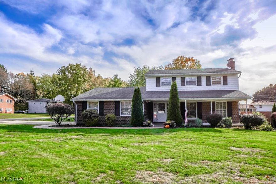 Loved by the same family for 55 years, this wonderful home is ready to welcome new memories. A covered front porch sets the tone, leading inside to multiple living spaces where everyone can gather. The living room features a wood burning fireplace, while the vaulted family room addition adds character with a beamed ceiling and skylights that fill the space with natural light. The eat-in kitchen offers oak cabinets, granite countertops, and all appliances including a wall oven, with a formal dining room nearby for larger meals. A full bath with a step-in shower completes the main level. Upstairs are four bedrooms with hardwood floors and a full bath with a tub and shower combination. The lower level provides even more living space with a finished rec room, abundant storage, and laundry area. Outside, you’ll appreciate the nice sized yard with whole yard irrigation, a private patio surrounded by fencing, and a shed for tools and equipment. All in a convenient Plain LSD location close to shopping, dining, and more. Don't miss out, call today!