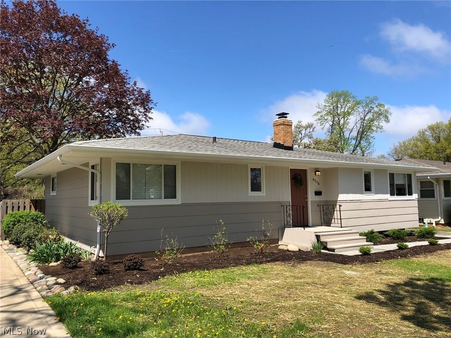 Don't miss out on this completely remodeled home in Parma Heights! Large open floor plan with beautiful open entryway! New custom kitchen with granite countertops, large island, stainless steel appliances, new cabinets and even more! Large master bedroom with a private full bathroom! New flooring, woodwork, doors and more! New landscaping! New furnace and air conditioning, windows, driveway and sidewalks! Newer roof (new on the garage)! Hardwood flooring throughout the main area! Large Backyard! Large Outdoor Covered Patio! Large Finished Basement! Move-in-Ready! Feels like a model home!