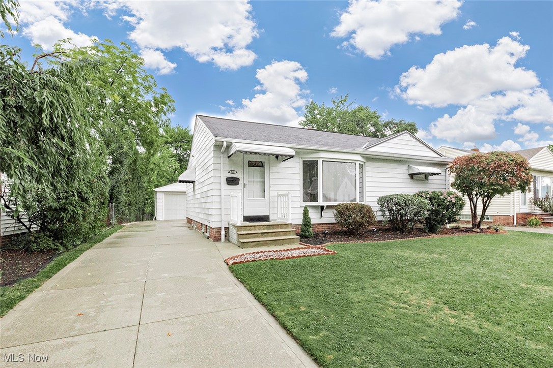 Welcome to this beautifully updated 3-bedroom ranch home tucked away on a quiet cul-de-sac street. Step inside to a spacious living room with all-new LVT flooring that flows throughout the main level. The home features a freshly painted interior, new trim work, and hardware for an updated feel. The eat-in kitchen offers newer appliances, abundant counter space and cabinets. The large finished lower level adds even more living space with newer carpet ('20) in the large rec room, laundry room and great strorage! Outside, enjoy the oversized deck overlooking the fenced-in backyard, perfect for entertaining, play, or pets. A 2.5-car detached garage provides plenty of parking and storage. Meticulously maintained, updated mechanicals, and thoughtful updates throughout, this home is ready for its next owner to enjoy! Extremely well cared for!