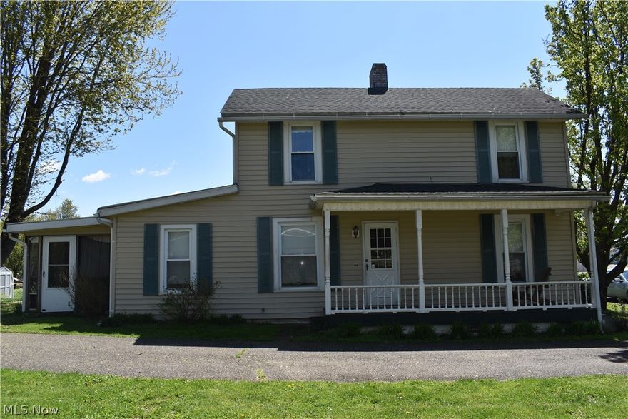 Tri-Valley School district.   2 bedrooms.  Does need some updating.  Sellers to give $3,000 carpet allowance.  Two lots, two storage sheds.
1st floor laundry in kitchen.