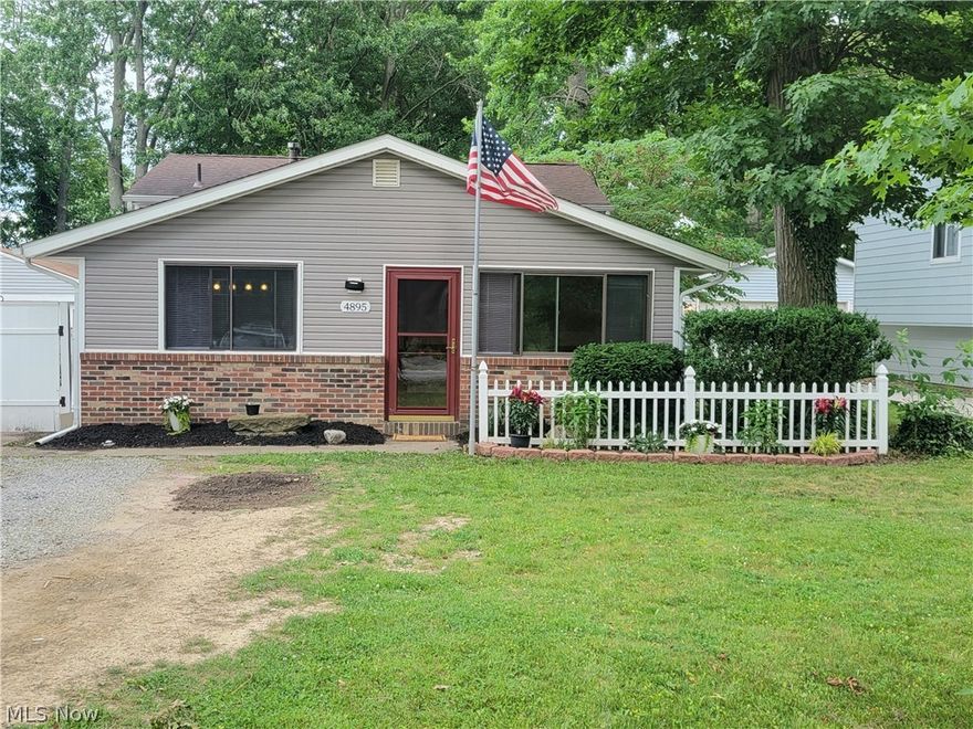 Welcome Home to 4895 Lear Nagle Rd in North Ridgeville.  This Split level, 3 bedroom home offers an Open floor plan on the main level.  With Brand New flooring on the main level and  Brand new carpet in the Upper Level, this home is move in ready.  With a huge island and all appliances staying, you will be ready to entertain family and friends!  Recent improvements including gutters, siding, and roof within the last 5 years will give you the peace of mind you need to concentrate on making memories in your new home.  If you have been searching for your next home in North Ridgeville that is Under 200k and does not need a ton of work, here is your chance! Call your favorite Realtor today and schedule your showing, before it is gone!