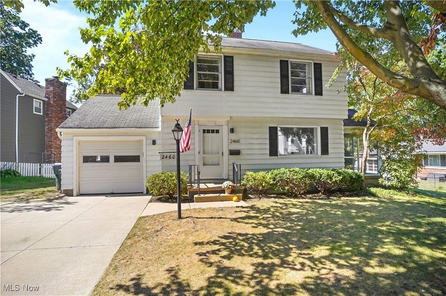 Prepare to be impressed by this immaculate Colonial situated in one of the most  desirable Cuyahoga Falls neighborhoods. Step into the spacious living room with gas fireplace, a large picture window welcoming the natural light plus beautiful hardwood floors that continue throughout the house . A recent total kitchen renovation opened the kitchen space into the dining room creating  a beautifully modern  kitchen/dining area which includes  new white cabinets, quartz counters, a pantry/ coffee bar and stainless appliances. There's also a 1/2 bath and screen porch finishing out the first floor. Upstairs you'll find three bedrooms all with new lighting and ceiling fans plus  a renovated full bath. In the lower level there is a nice rec room  with glass block windows, a storage/ laundry area with a new water heater and the  washer and dryer is included. Outside is a lovely fenced backyard and double wide concrete driveway.  Come to see this beautiful well loved home and discover all of the wonderful amenities that living in  Cuyahoga Falls has to offer.