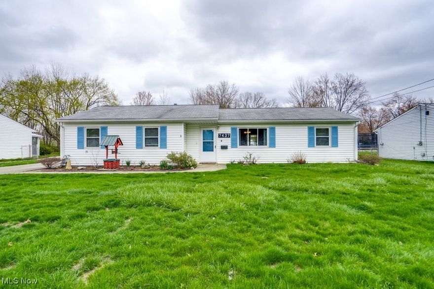 Welcome to this well-maintained 4-bedroom ranch-style home, perfectly situated on a slab foundation! This home features a 2.5-car attached garage, offering plenty of room for vehicles, storage, or even a small workshop space.  Step inside to find a spacious living room ideal for relaxing or entertaining, flowing seamlessly into a dedicated dining room that's perfect for family meals and gatherings. The kitchen is thoughtfully laid out with ample cabinet space and includes a pantry for extra storage. Three of the bedrooms are nicely sized and one is located in a separate wing of the house, offering privacy and comfort. The 4th bedroom is conveniently located off the kitchen and dining are, ideal for a guest room, office, or private suite. Outside, enjoy a fenced-in backyard that’s great for kids, pets, or simply enjoying the outdoors. A back patio provides a perfect spot for grilling, relaxing, or entertaining during warm weather. Located close to local schools, this home is perfect for families looking for both comfort and convenience. Don't miss this opportunity to own a spacious, move-in ready ranch in a desirable neighborhood!