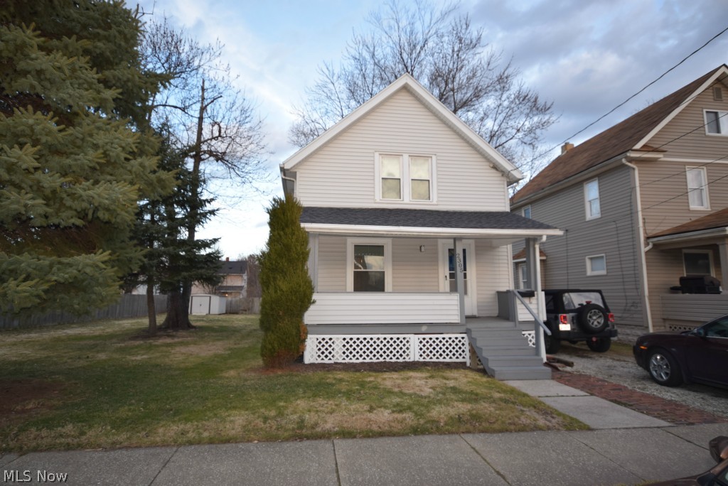 Great condition! Move in ready! This would make a great investment for a savvy investor who's interested in collecting rent right away without spending time and money fixing up a house. 2 Large bedrooms & spacious remodeled bathroom. All new paint and new carpet through out the house. New kitchen countertops, glass block windows in the basement and many other updates. This property is located on a double city lot and is mostly fenced in for privacy with storage shed and off street parking. Don't wait til it's sold! Great opportunity to stop paying rent or start collecting it!