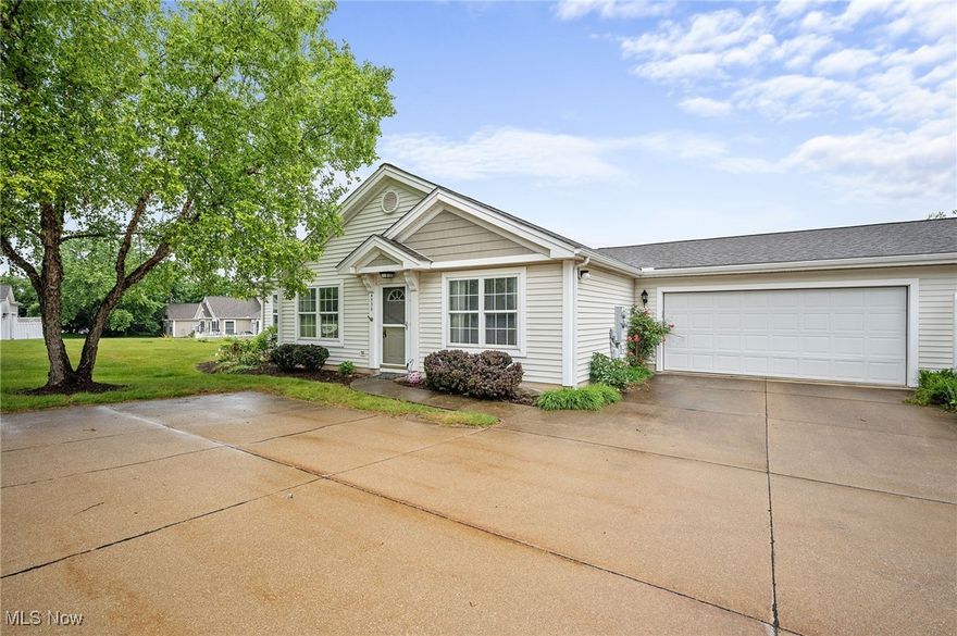 Welcome to 4530 Grand Teton – Maintenance-Free Living in the Heart of Park Ridge Villas!

This lovingly maintained, one-owner ranch-style cluster home offers effortless single-floor living with 2 spacious bedrooms and 2 full baths. Step inside to a bright and airy living room featuring soaring vaulted ceilings and a cozy corner fireplace – the perfect spot to unwind year-round. New Roof (2018).  The open-concept layout flows seamlessly into a generously sized eat-in kitchen, complete with ample cabinetry, counter space, and a light-filled dining area ideal for hosting family or friends.

The primary suite is your private retreat, featuring a walk-in closet, and bathroom with room to move!  A second bedroom and full bath provide comfort and convenience for guests or a home office setup. First-floor laundry makes daily living a breeze, and the attached two-car garage adds even more practicality.

Enjoy your morning coffee or unwind in the evenings on the private back patio, all while taking advantage of a low-maintenance lifestyle. 

Located just steps from the community clubhouse and sparkling in-ground pool, and only minutes from shopping, dining, and all that Medina has to offer—this home has everything you need, and nothing you have to do but move right in!