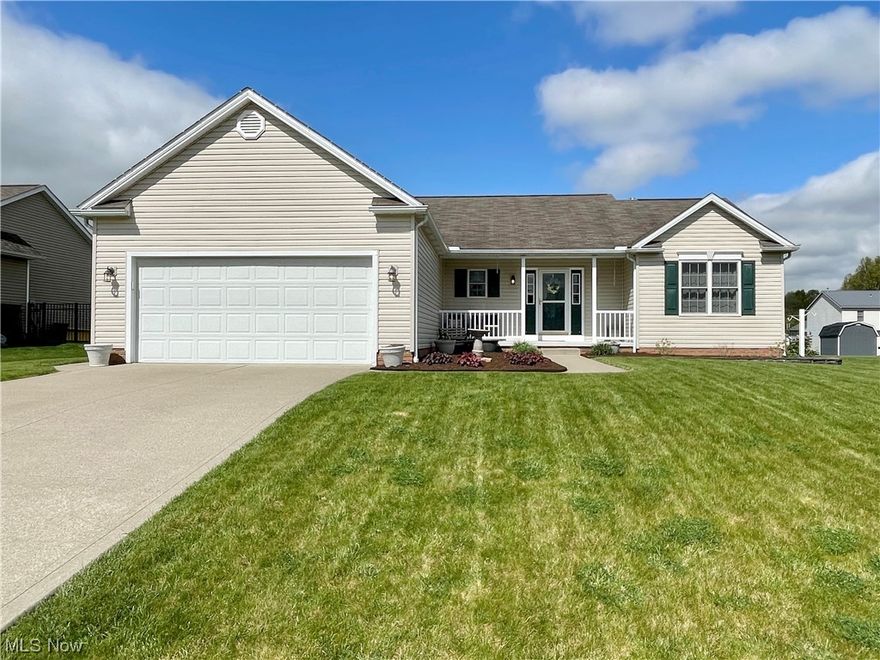 Fantastic ranch home in Tuslaw located in the desirable West Brook Estates near Tuslaw schools. Extremely family oriented neighborhood with sidewalks throughout. Brand new roof to be install May 2023. First floor living at its finest with a split bedroom layout. Beautiful great room with gas fireplace which is open to the dining area. The kitchen is perfect for entertaining, complete with all the must have appliances and plenty of cabinet space. Master suite with a large walk in closet and full master bath. The two additional bathrooms are located on the other side of the home along with the second full bath. The laundry/mud room is conveniently located off of the 2 car attached garage. The huge basement is a blank slate ready to be customized to fit the needs of its new owner.