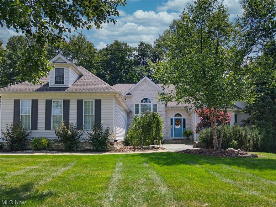 Welcome to this stunning,  three bedroom, 3.5 bath ranch home, nestled within the beloved Laurel Springs Community. The home has been renovated top to bottom and is ready to welcome its new owner! The light-filled entryway opens into the dining room with updated fixtures and beautiful white oak floors throughout. Private library is the perfect work from home space with high ceilings, dual closets and large bay window. Sleek living room with gas fireplace + stone surround opens into renovated kitchen w bar seating, Quartz countertops, stainless steel appliances and new backsplash. Eat-in kitchen is perfect for casual dining and overlooks the backyard deck. Redesigned mudroom with added closet space + 1/2 bath allows for easy in and out from the attached garage. The main floor also includes three spacious bedrooms and 2 full baths. The owner’s suite is a private oasis, offering generous closet space and a beautifully renovated bathroom with luxurious soaking tub, walk-in shower and large