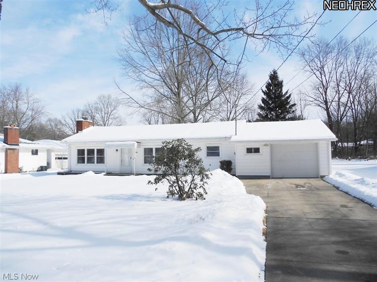 Home shows pride of ownership. First floor living, well maintained 3 bedroom, 1 bath spacious ranch with lots of storage. Living room accented by beautiful gas fireplace & built-in shelving. Kitchen offers plenty of solid wood cabinets, counter space & eating area. Updated full bath. Laundry room with large storage closet. Ceiling fans & nice sized closets in all 3 bedrooms. Updates include newer windows, carpet, roof, electric service, & hot water tank. New furnace & duct work (2/14). Expansive level backyard - 75 X 236. One car attached garage with extra storage area. Home warranty offered. Close to bike trail.