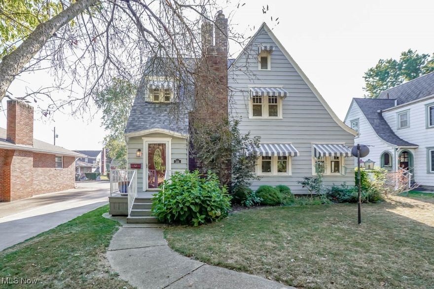 Full of charm and thoughtful updates, this cottage style home is one you’ll want to see! A vestibule entry opens to the living room with a cozy fireplace and gleaming hardwood floor that continues into the den with a unique built in piano. The kitchen features cherry soft close cabinetry, granite counters, stainless steel appliances, and space for dining, with a door to the covered deck for easy outdoor meals. The main floor primary suite offers double closets and a private bath with a spa shower. Upstairs, three more bedrooms with hardwood floors share a spacious full bath with a tub/shower combo. Outside, the fenced backyard is perfect for kids and pets, and there’s a detached two car garage for off street parking. A 95% efficient furnace, updated windows and brand new roof and hot water tank make this home even more appealing. Don’t miss your chance to see it! Agent Owned