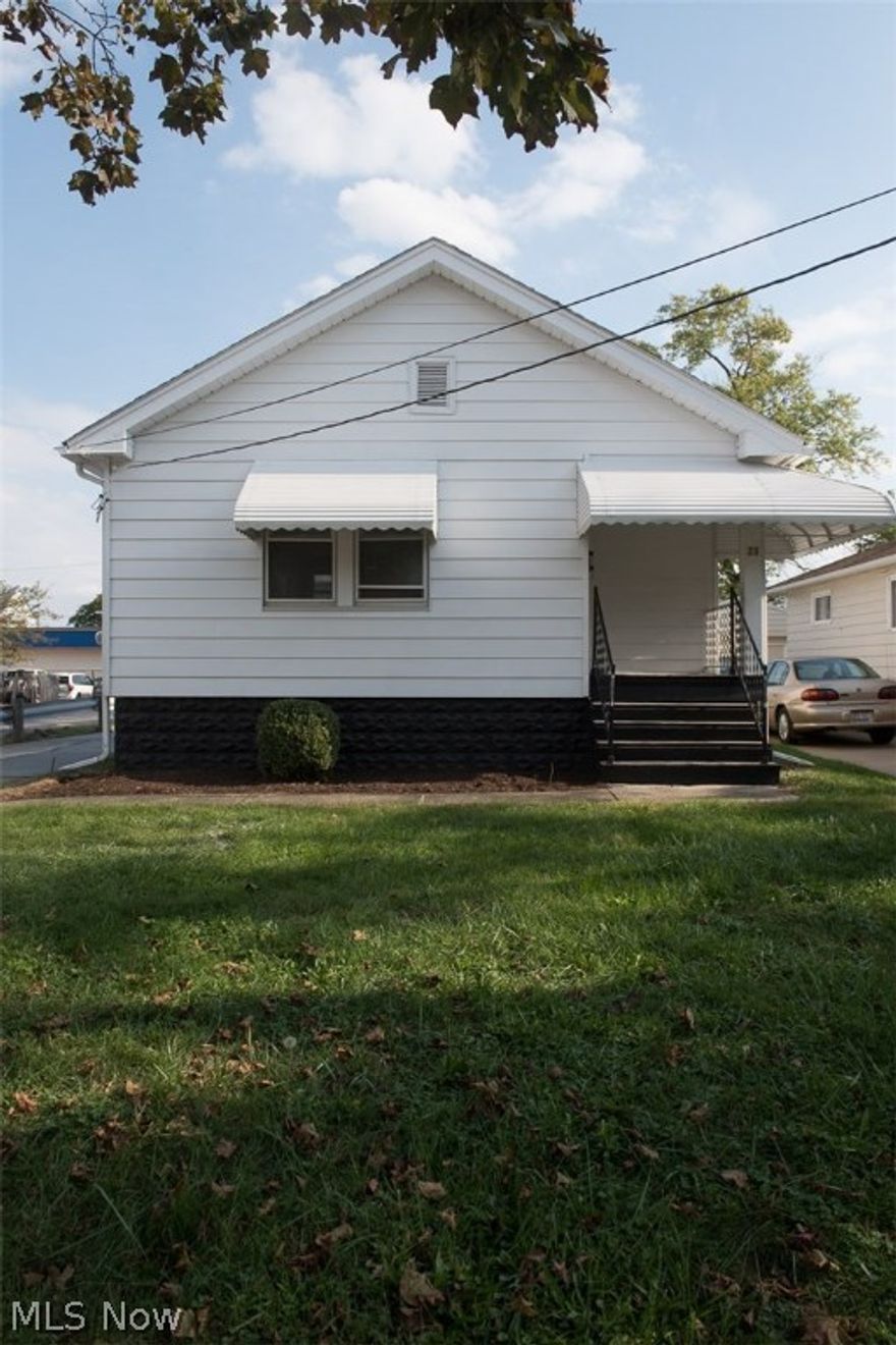 Sparkling 2 bedroom ranch! So many updates- new carpeting and freshly painted throughout! Kitchen features new cabinets, counters and tile flooring.
Updated bath features new tub with tile surround, vanity and floor. Nice enclosed porch overlooks backyard. This wonderful home will not last!