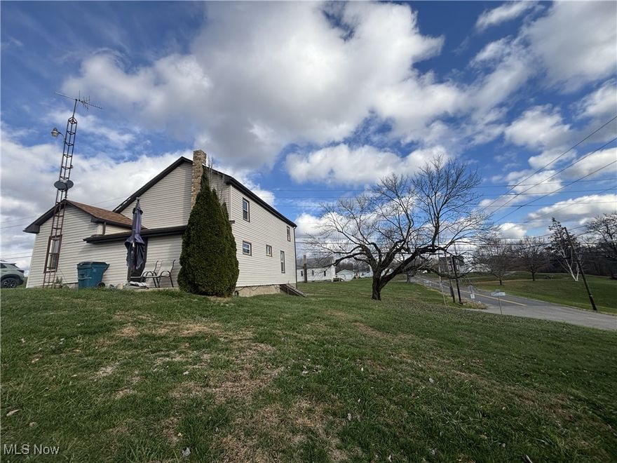 McElhaney Online Real Estate Auction ~ Ending: December 16th 2025 @ 6:00 P.M.
2 Story Home ~ Garage on ¾ Acre ~ Columbiana County ~ Middleton Twp ~ Beaver Local Schools
Good 2 story frame home of approx. 1592 sq ft built in 1900’s and remodeled over the years. Large eat in kitchen with built in cabinets and laminate floor. 1st floor laundry room. Carpeted dining and living room.  3 carpeted bedrooms and remodeled oak bath on 2nd floor. Partial basement with forced air heat. Vinyl siding and shingle roof. 2 car detached garage with shingle roof, vinyl siding and overhead doors. All situated on approx. ¾ acres of land at the corner of Sprucevale and Clarkson Road with well and septic system.